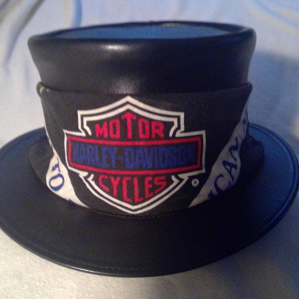 Leather Top Hat
